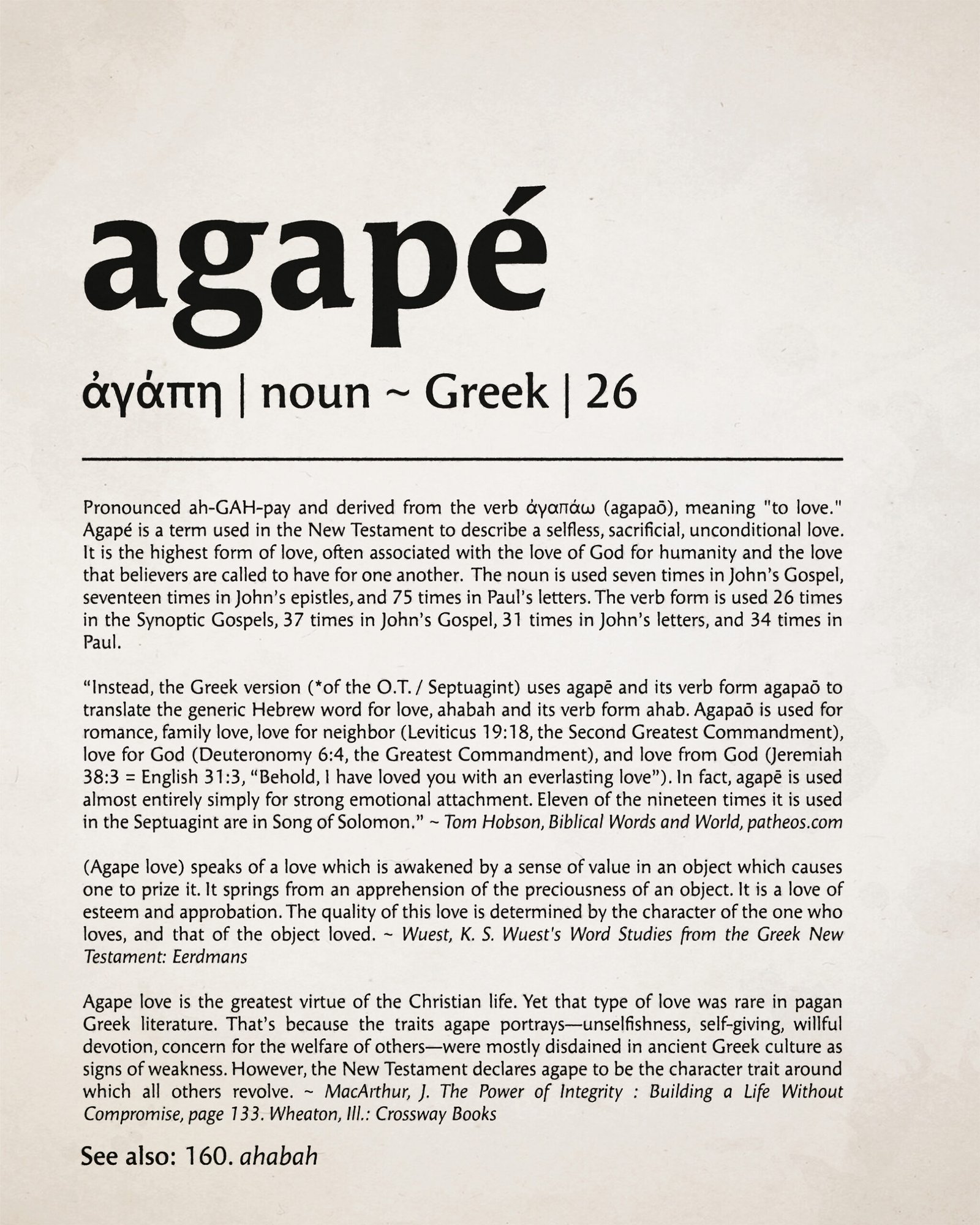 Agape Greek Word Love Definition Print (Digital Download Bundle) - Image 6