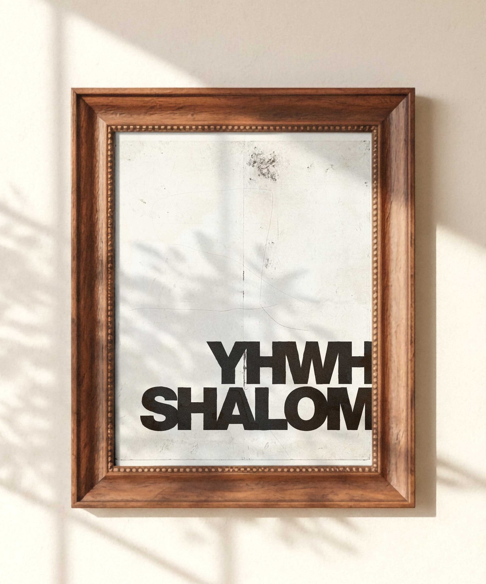 YHWH Shalom Christian Wall Art Minimalist Art Print Yahweh is Peace (Digital Download) - Image 2