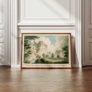 Alternative view of Christian Wall Art Peace of God Guard Heart Vintage Painting (Digital Download)