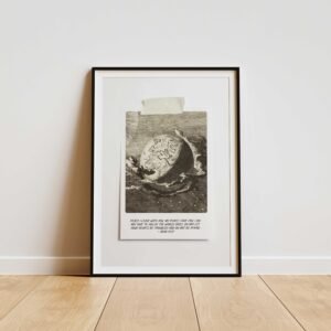 Alternative view of Christian Wall Art Polaroid of the World Jesus Quote About Peace (Digital Download)