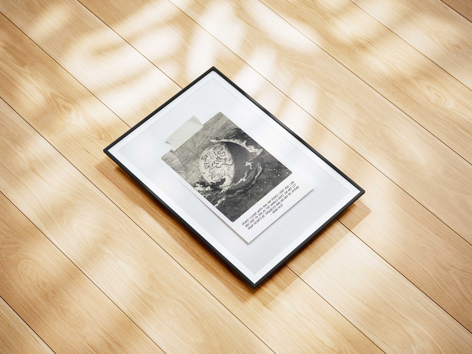 Christian Wall Art Polaroid of the World Jesus Quote About Peace (Digital Download) - Image 5