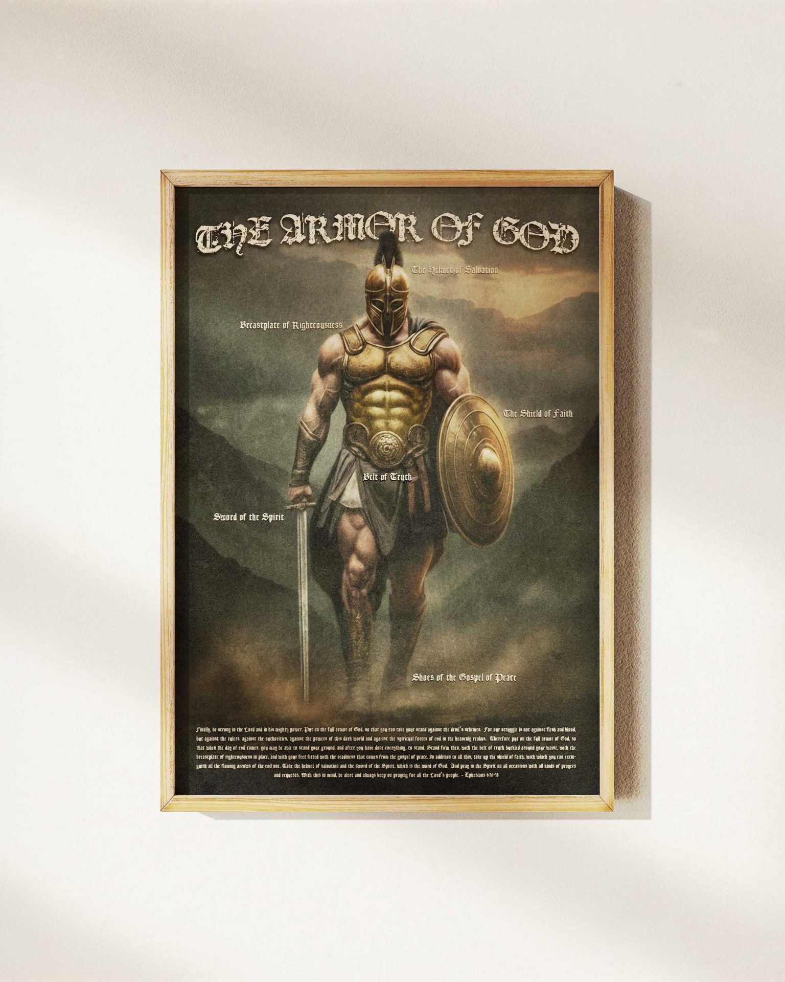Armor of God Print Ephesians 6 Print (Digital Download)