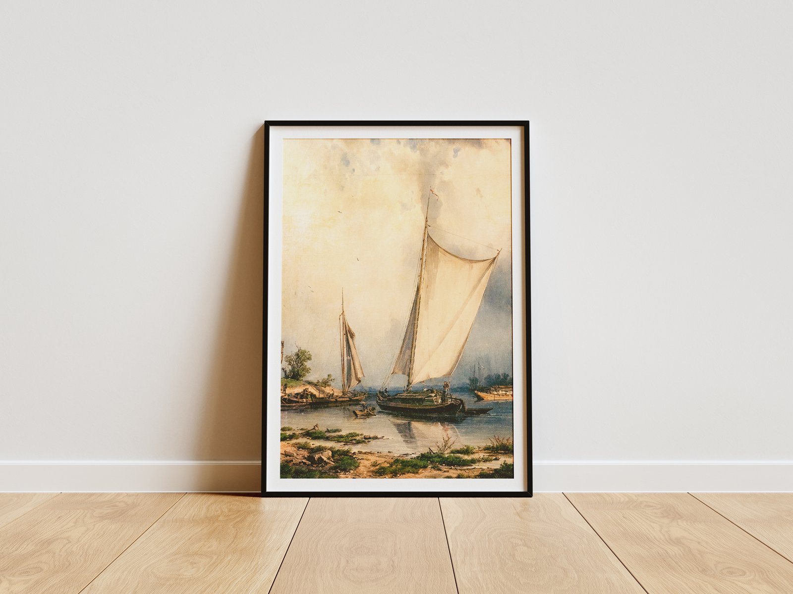 Ecclesiastes 3:1-8 Christian Wall Art Moody Vintage Sailing Boat Digital Art Print Bible Verse Decor Bundle Deal - Image 2