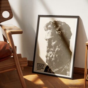 Alternative view of John 15:13 Christian Wall Art Greek Philosopher Engraving Masculine Vintage Bible Verse Printable Wall Decor