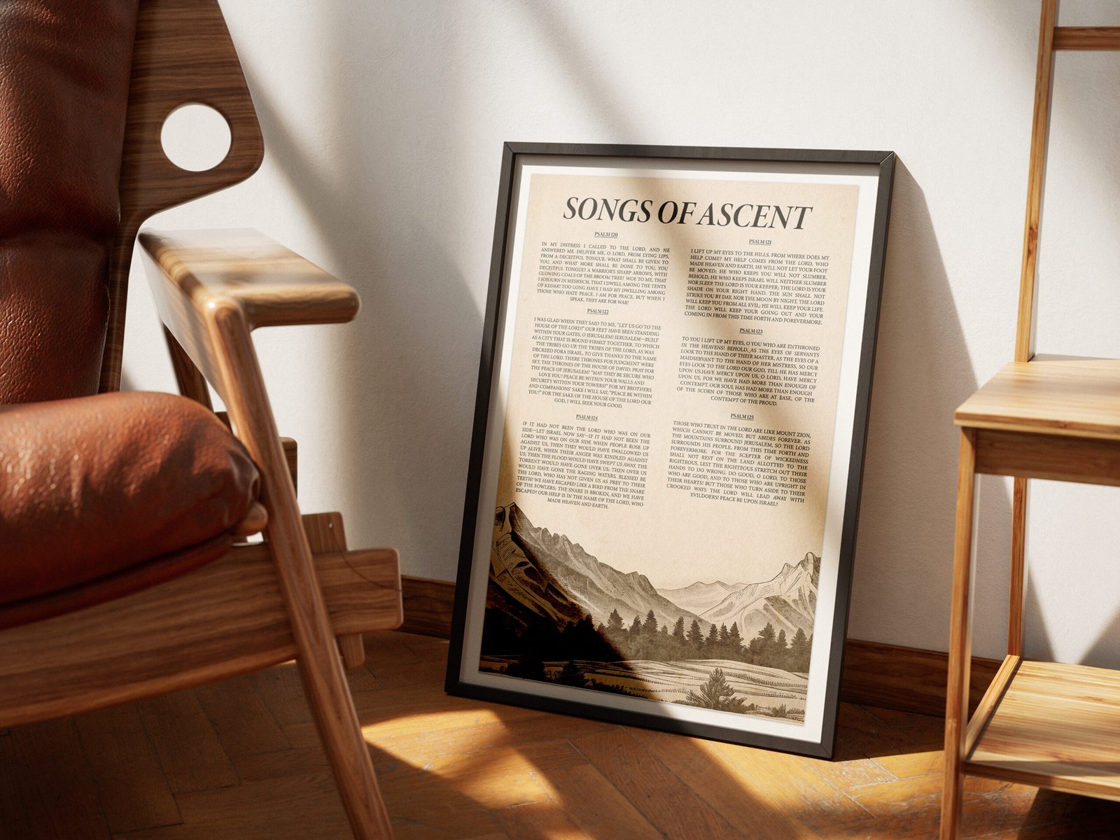 Songs of Ascent Print Set: Vintage Christian Bible Verse Art Christian Wall Art (Digital Download) - Image 2