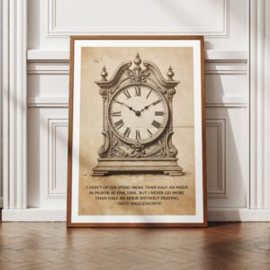 Alternative view of Smith Wigglesworth Inspirational Quote Vintage-Style Christian Wall Art Decor for Men Instant Download Digital Print