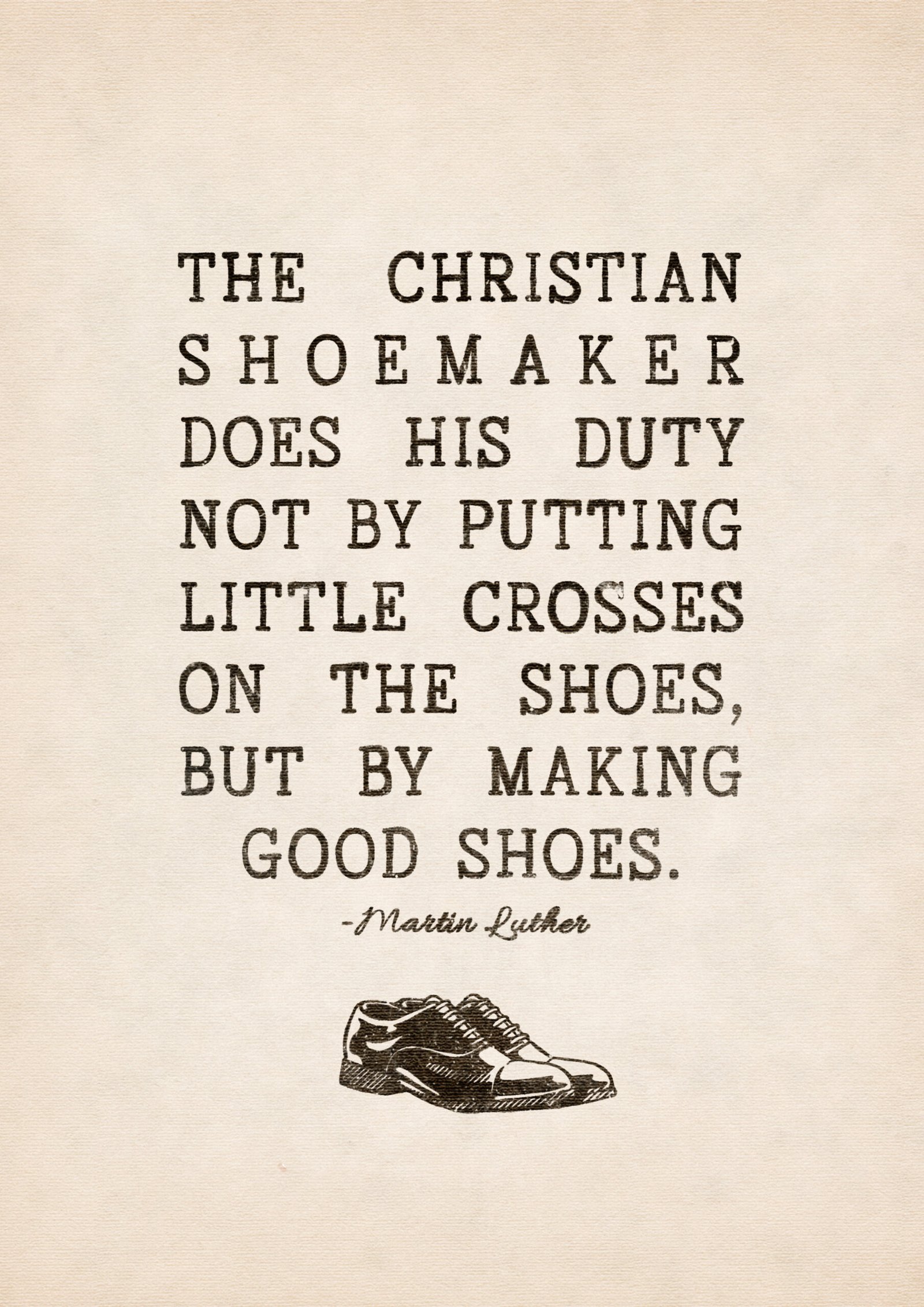 Martin Luther Inspirational Quote Vintage-Style Christian Wall Art for Men Instant Download Digital Print - Image 5