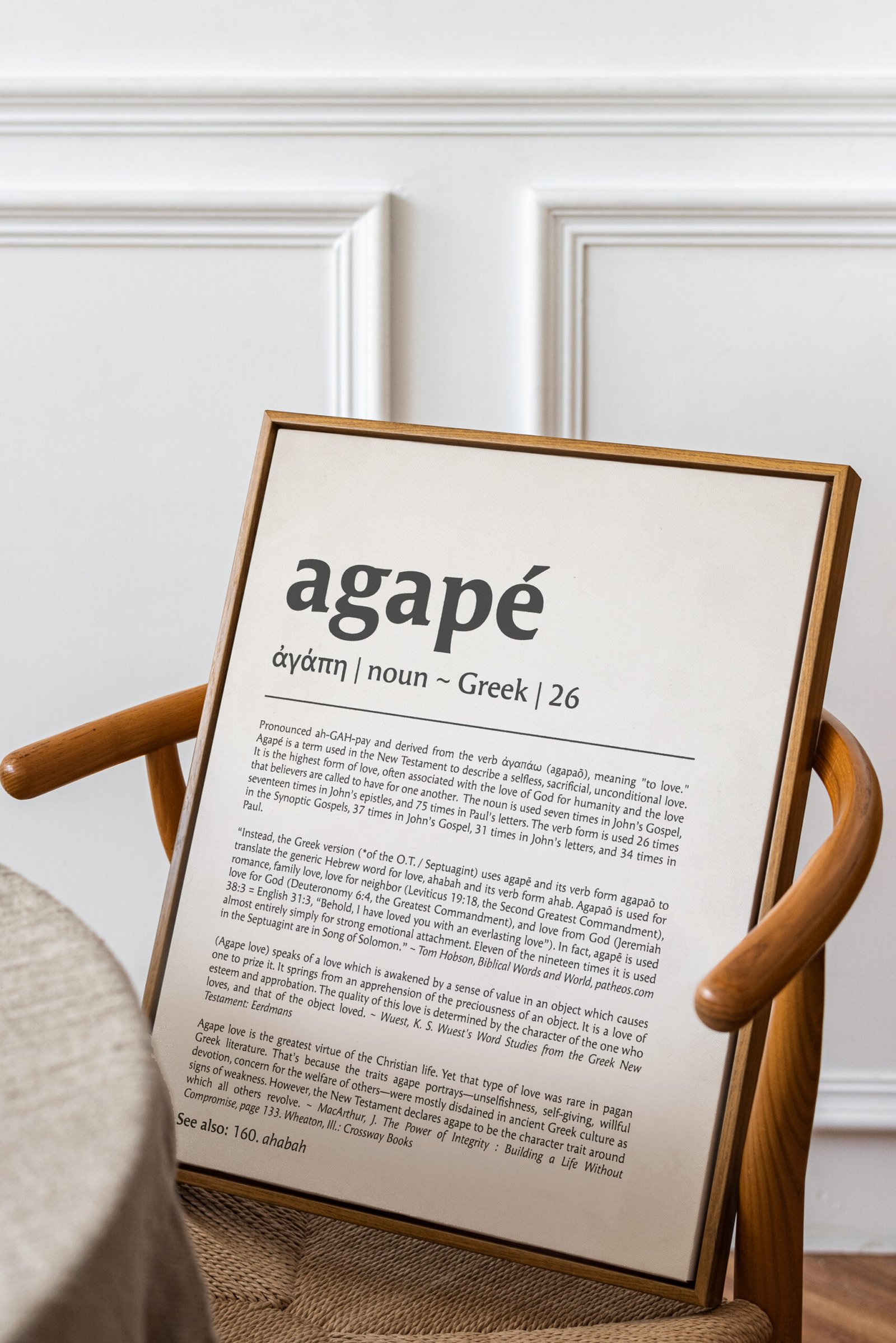 Agape Greek Word Love Definition Print (Digital Download Bundle) - Image 4