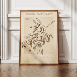 Kindness Fruit of the Spirit Print: Vintage Christian Wall Art (Digital Download)