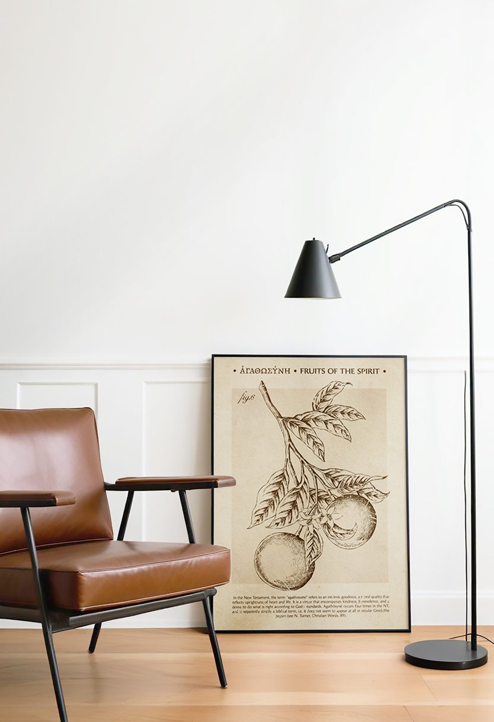 Fruit of the Spirit Goodness Print: Vintage Christian Wall Art (Digital Download) - Image 2