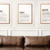 Faith Hope Love Print Set: Greek Bible Word Study Art  Christian Wall Art (Digital Download)